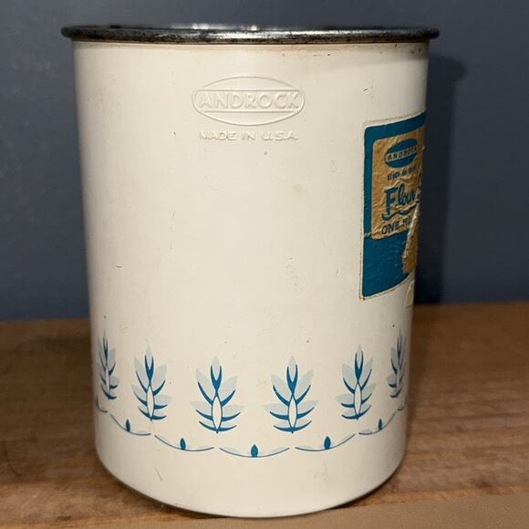 Antique vintage ANDROCK flour sifter one hand operation 1 screen 3 cup kitchen - Picture 4 of 7